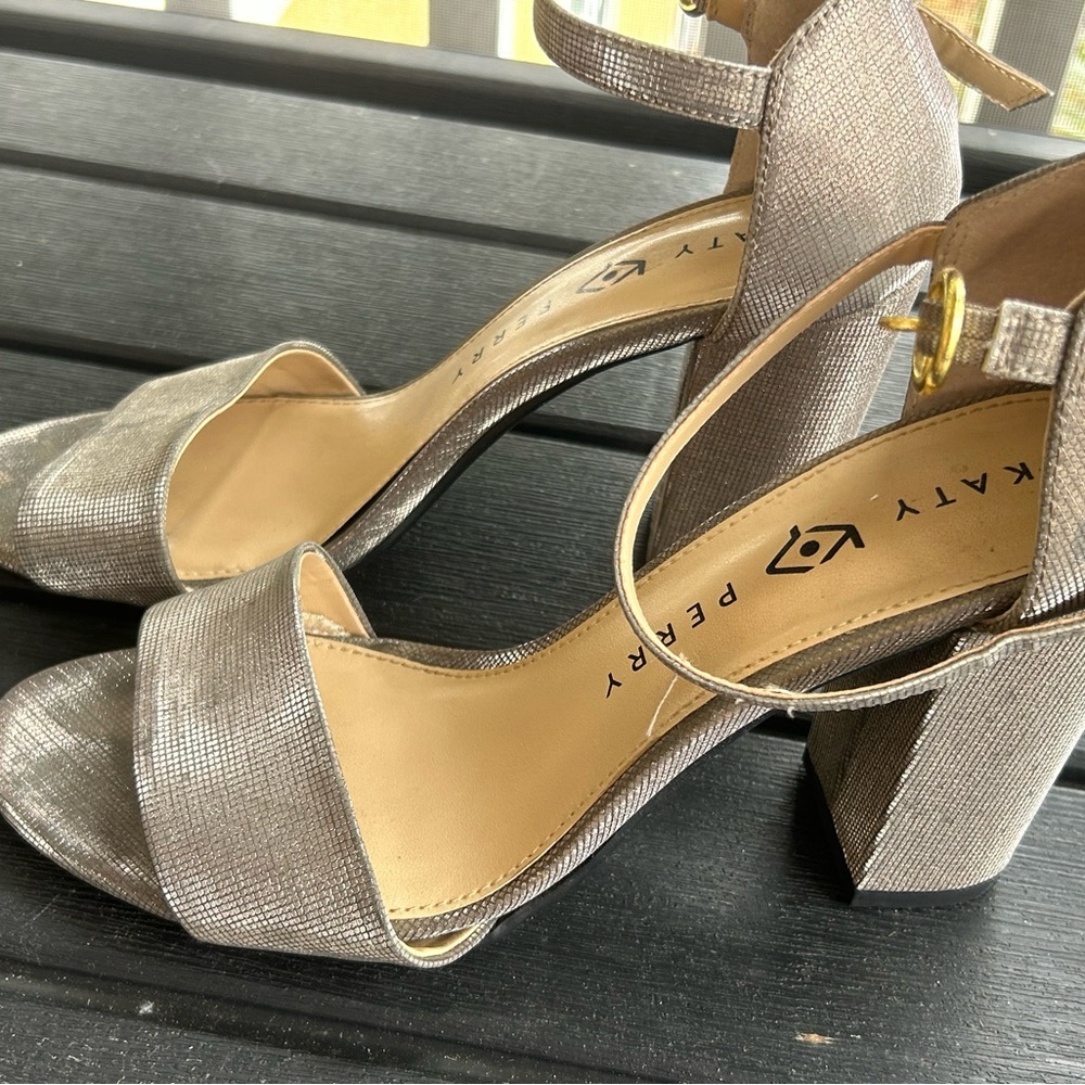 Katy Perry Collections Shimmering Silver Heels